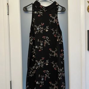 Sleeveless floral dress